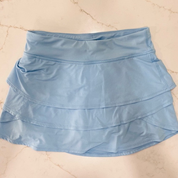 Athleta Girl Active Swing Skort Light Blue Size 12 - Picture 1 of 4
